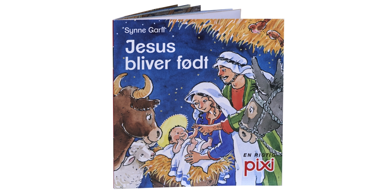 Pixi-bogen "Jesus bliver født" er lavet af Synne Garff.