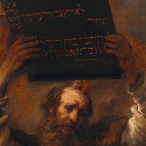 Moses with the Ten Commandments - Rembrandt