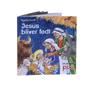 Pixi-bogen "Jesus bliver født" er lavet af Synne Garff.