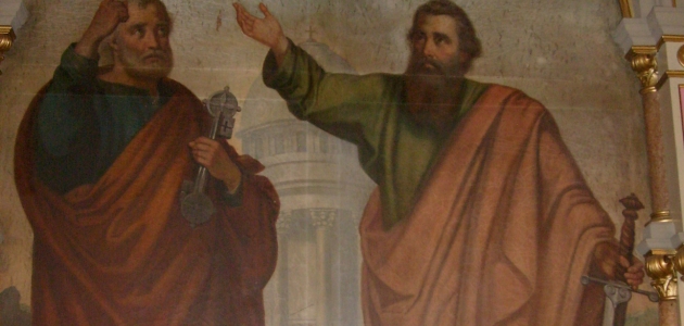 Saint Péter and Pául Altarpiece Depicting Apostles in the Church of Sajónémeti - Farkas Gergely 1290x650