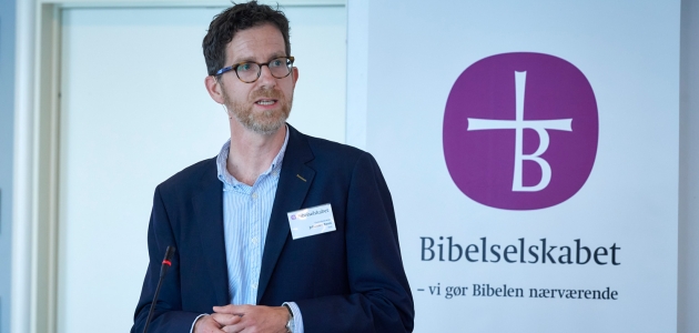 Generalsekretær Johannes Baun fremlagde sin årsberetning for repræsentantskabet. Foto: Carsten Lundager.