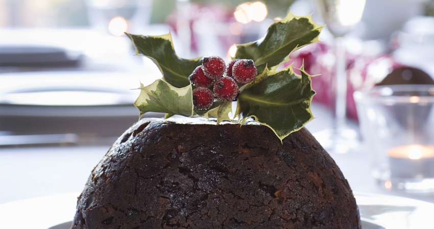 Engelsk Christmas Pudding. Foto: Jeppe Sloth Carlsen.