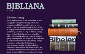 Bibliana 2024/1: Bibelens sprog