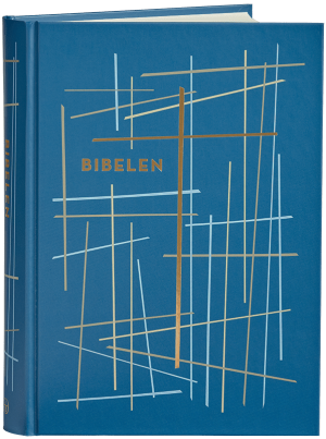 Bibelen i hardback – korsmønster